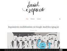Tablet Screenshot of danielezquerro.com